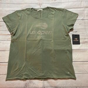 New U.S. Open New York City 50 Years Green Golf Shirt by '47 Women's Size XLarge